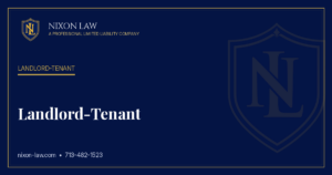 Landlord-Tenant - Nixon Law PLLC