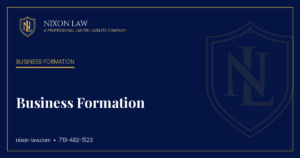 Business Formation - Nixon Law PLLC