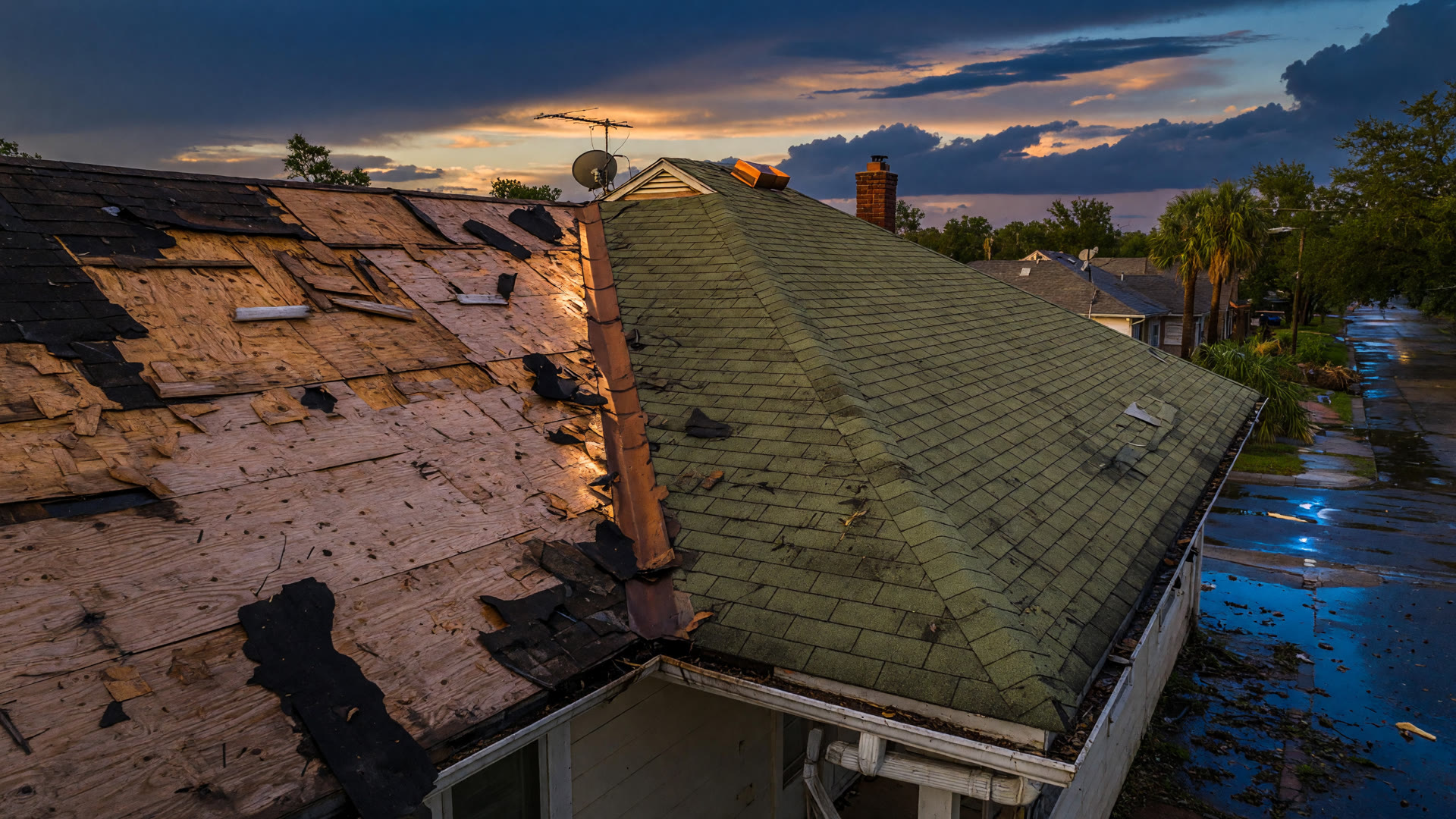 Ordinance-or-Law and Roof Matching After a Houston Storm